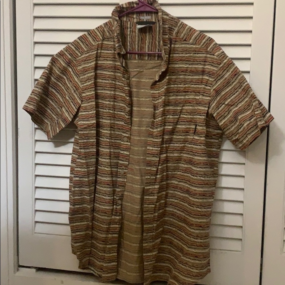Stripe Columbia sportswear shirt